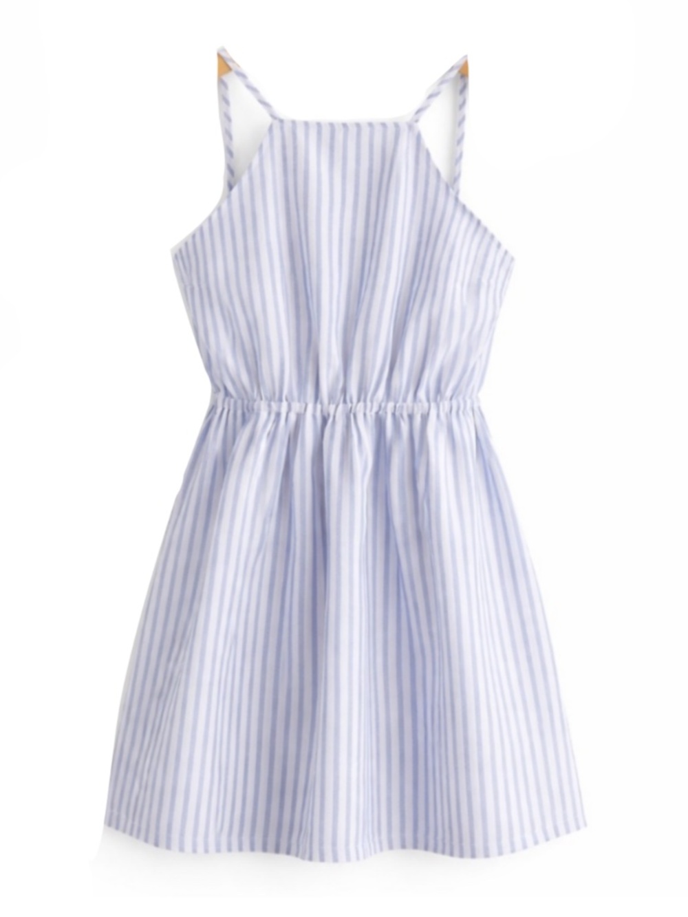 4/$20➡️  Chic Blue & White Striped Dress with Open Back & Tie – Plus Size 2X GUC